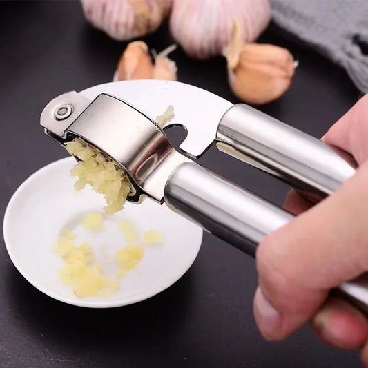 Professional Kitchen Stainless Steel Garlic Press Mincer