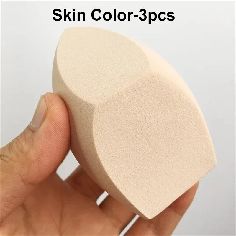 3pcs Big Size Makeup Sponge Puff Foundation Cosmetic Puff Wet And Dry Dual Use Soft Makeup Foundation Sponge Puff Make Up Puffs