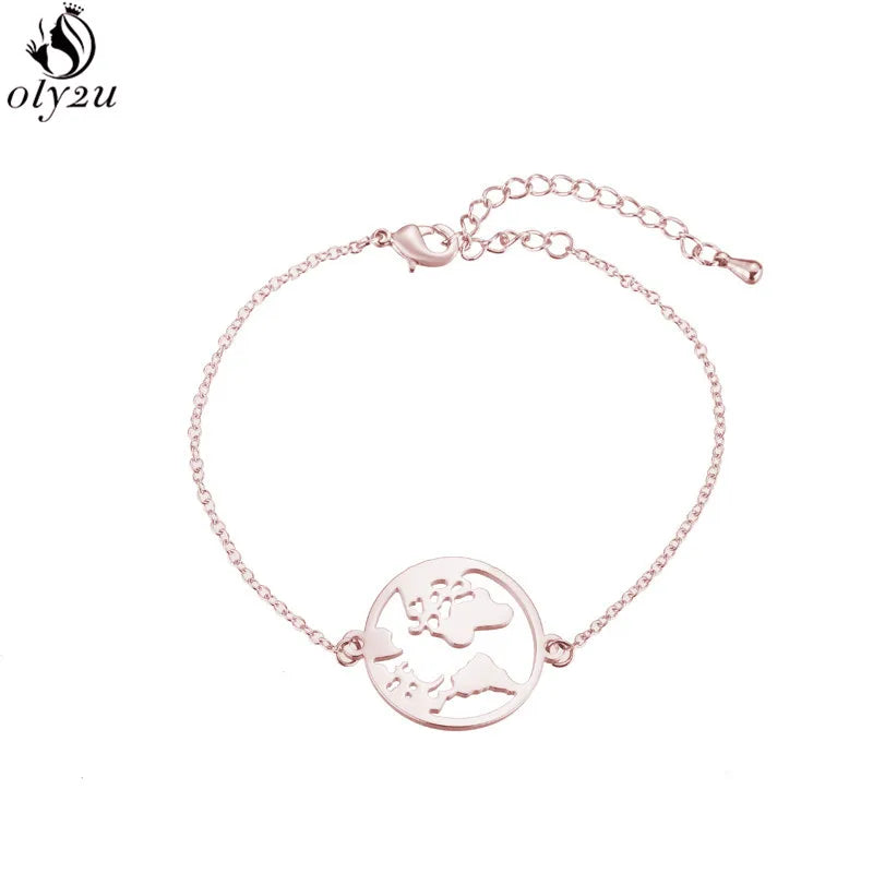 Women Origami Hummingbird Birds Bracelets & Bangles Fashion Round Wave Dog Paw Pendant Bracelet Silver Color pulseira feminina