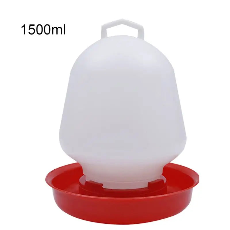 Plastic Poultry Drinker Chick Waterer Hanging Chicken Water Feeder Durable Automatic Water Container for Duck Goose