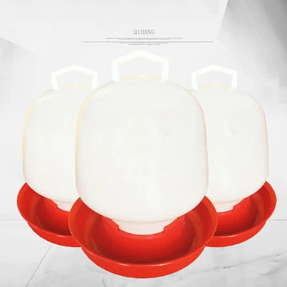 Plastic Poultry Drinker Chick Waterer Hanging Chicken Water Feeder Durable Automatic Water Container for Duck Goose
