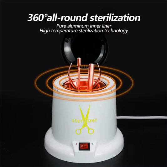 Sterilizer Manicure Equipment Sterilizer Box Pot Nail Art Quartzite Beads High Temperature Glass Ball Tools Nail Art Tools