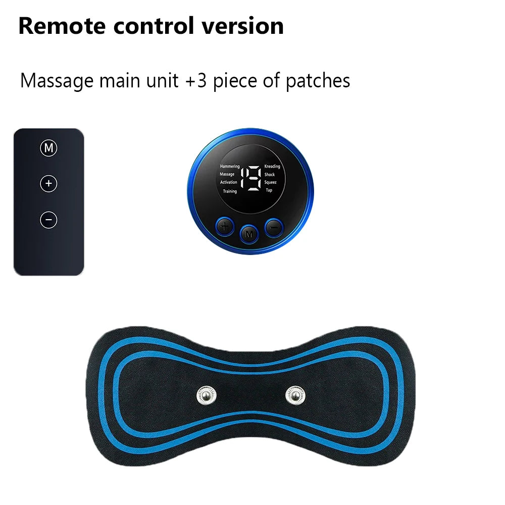 EMS Neck Massage 8 Mode 19 Gears Electric Pulse Neck Massager Relieve Muscle Fatigue Tools Relax For Men&Women