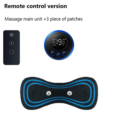 EMS Neck Massage 8 Mode 19 Gears Electric Pulse Neck Massager Relieve Muscle Fatigue Tools Relax For Men&Women