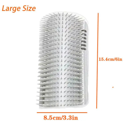Cat Toy Pet Self Groome Rubbing Massage Brush Kitten Scratcher Massager Cat Scratching Board Pet Self Cleaning Remove Hair Comb