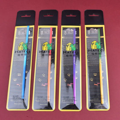 19cm Pet Rainbow Comb Dog Cat Grooming Comb Stainless Steel Pet Comb Dense Teeth Cleaning Brush Hair Removal Pet Supplies