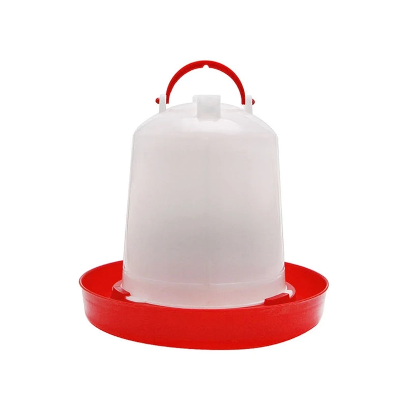 Plastic Poultry Drinker Chick Waterer Hanging Chicken Water Feeder Durable Automatic Water Container for Duck Goose