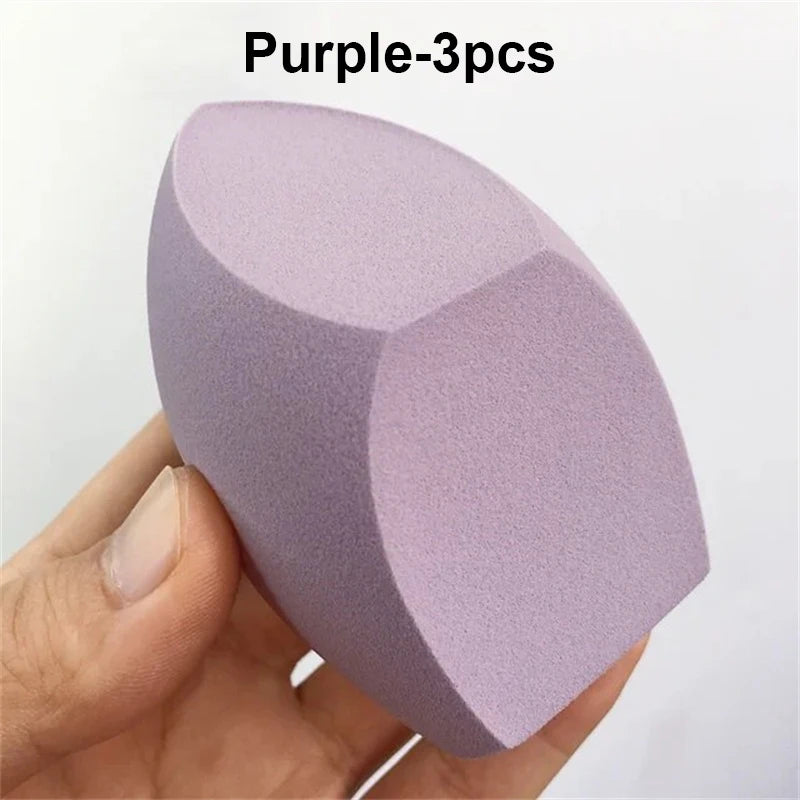 3pcs Big Size Makeup Sponge Puff Foundation Cosmetic Puff Wet And Dry Dual Use Soft Makeup Foundation Sponge Puff Make Up Puffs