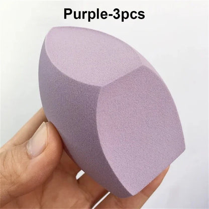 3pcs Big Size Makeup Sponge Puff Foundation Cosmetic Puff Wet And Dry Dual Use Soft Makeup Foundation Sponge Puff Make Up Puffs