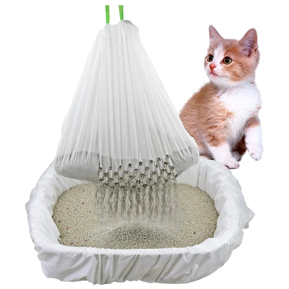 Cat Litter Filter Bag, Portable Household Hygiene, Reusable Puppy Litter Box, Tray, Home Accessories, Pet Supplies, Cleaning Bag