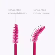 ANNAFRIS 50Pcs Disposable Eyelash Brush Soft Head Crystal Eyebrow Brush Lash Extension Brush Mascara Wand Makeup Tool
