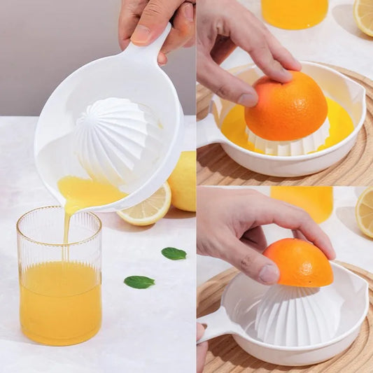 Kitchen Citrus Fruits Squeezer Orange Hand Manual Juicer Kitchen Tools Lemon Orange Juicer Food Grade Plastic Manual Juicer