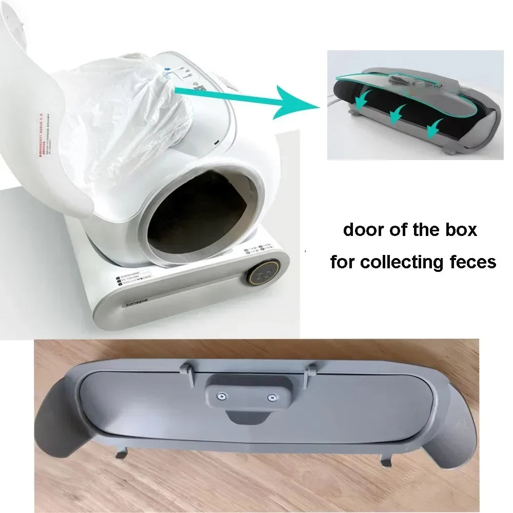 TONEPIE Automatic Self-cleaning Cat Litter Box Garbage Bag Trash Bag Poop Bags Cat Tiolet Accessories Pet Supplies for Cats