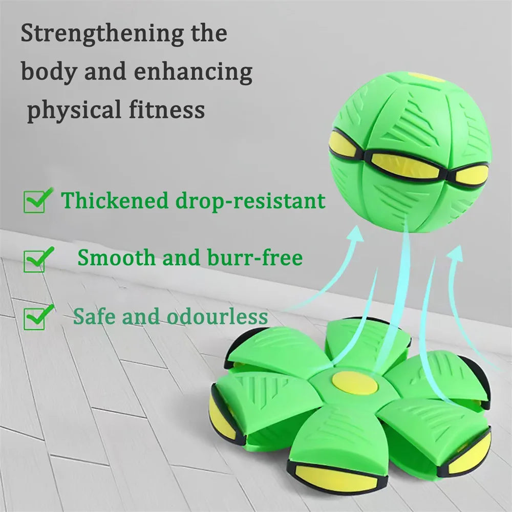 Indestructible Dog Toys Flying Saucer for Aggressive Chewers, Chew-Proof Outdoor Ball, Interactive Training Toy for All Dogs