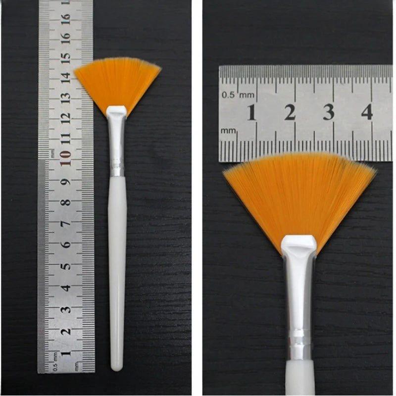 1/3PCS Practical Facial Brushes Fan Makeup Brushes Soft Portable Mask Brushes Cosmetic Tools for Women Ladies Girls Tools set