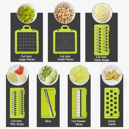 Kitchen vegetable slicer, shredded potato slicer, slicing machine, large capacity multifunctional vegetable slicer