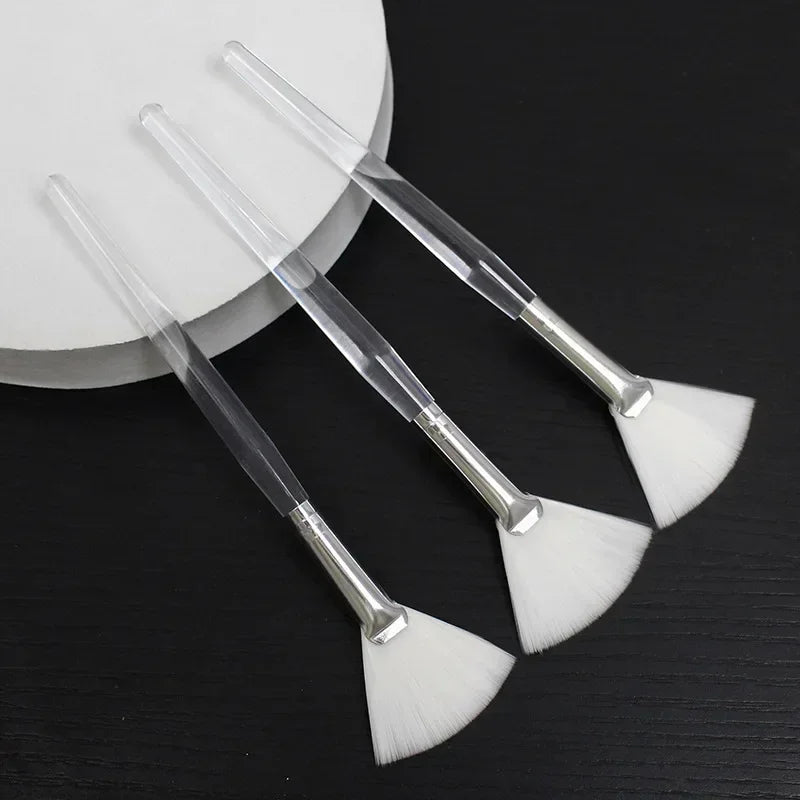 1/3PCS Practical Facial Brushes Fan Makeup Brushes Soft Portable Mask Brushes Cosmetic Tools for Women Ladies Girls Tools set