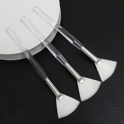 1/3PCS Practical Facial Brushes Fan Makeup Brushes Soft Portable Mask Brushes Cosmetic Tools for Women Ladies Girls Tools set