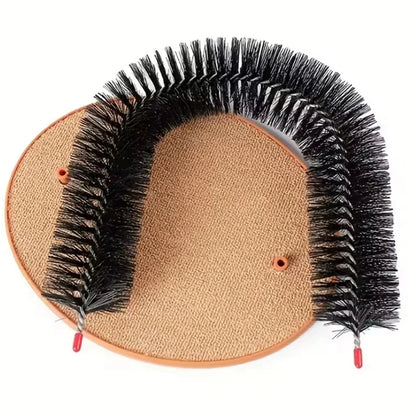 Cat Toy Pet Self Groome Rubbing Massage Brush Kitten Scratcher Massager Cat Scratching Board Pet Self Cleaning Remove Hair Comb