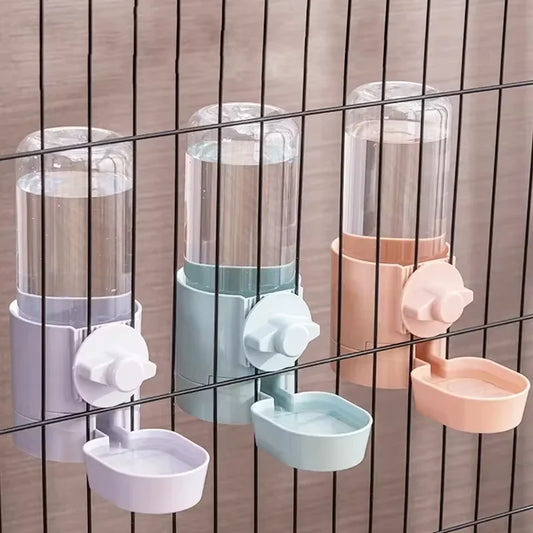 Bird Water Drinker Feeder Container Automatic Pet Feeder Birdcage Hanging Bowl Water Bottle Parrot Drinking Water Food Dispenser