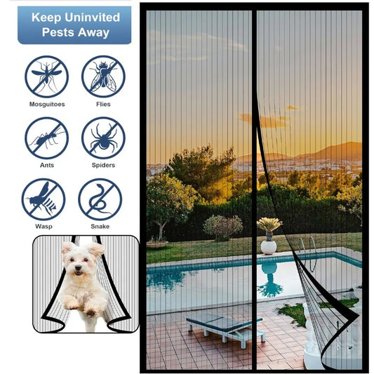 magnetic mosquito net living room curtain antiinsect net ventilation curtain magnetic net automatic door closing screen window