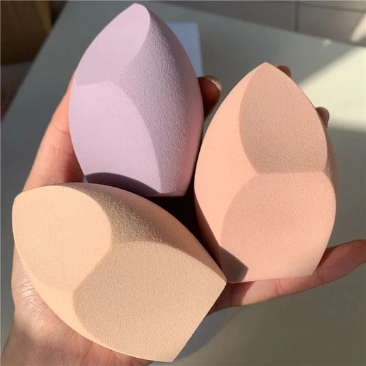 3pcs Big Size Makeup Sponge Puff Foundation Cosmetic Puff Wet And Dry Dual Use Soft Makeup Foundation Sponge Puff Make Up Puffs