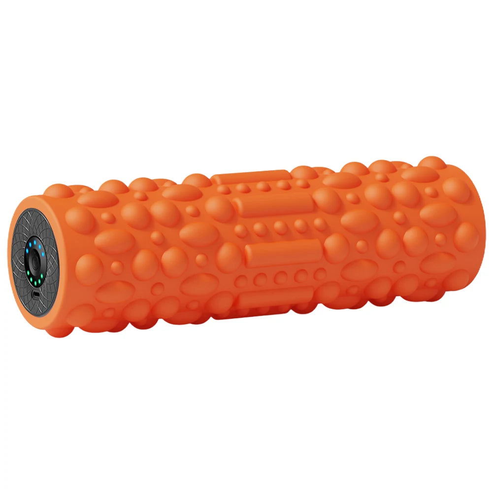 Electric Vibrating Foam Roller Yoga Column Rechargeable Massage Column 5 Modes Exercise Roller for Yoga Pilates
