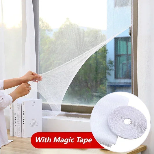 Window Mosquito Net Self-adhesive Anti Mosquito Door Mosquito Mesh DIY Free Cutting Mosquito Net Anti Fly Insect Curtain Screen