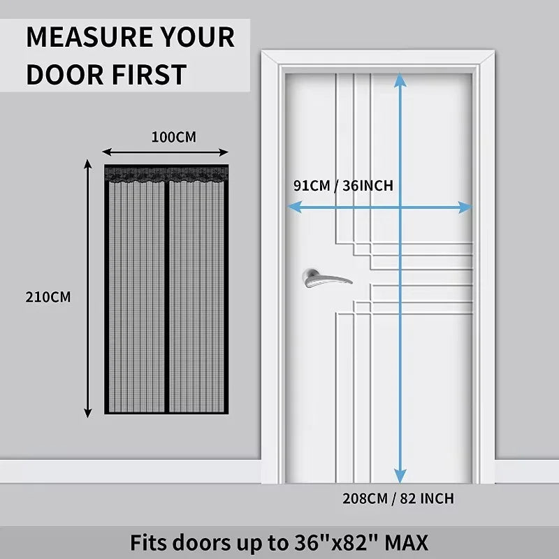 magnetic mosquito net living room curtain antiinsect net ventilation curtain magnetic net automatic door closing screen window