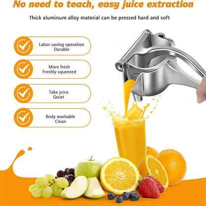 Manual Juicer,Fruit Juice Squeezer,Citrus Squeezer Extractor Tool,Premium Quality Metal Aluminum Alloy Squeezer for Pressing