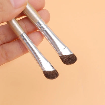 Flat Angled Nose Shadow Makeup Brushes Professional Soft Eyeshadow Nose Contouring Brushes Professional Beauty Cosmetics Tools