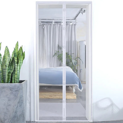 Magnetic Screen Door Curtain Summer Anti-Mosquito Net Fly Insect Screen Mesh Automatic Closing No Punching Easy Installation