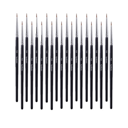 5/10/20/50 Pcs Brow Contour Makeup Brushes Eyebrow Eyeliner Brush Professional Super Thin Angled Liner Eye Brush Make Up Tools