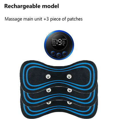 EMS Neck Massage 8 Mode 19 Gears Electric Pulse Neck Massager Relieve Muscle Fatigue Tools Relax For Men&Women