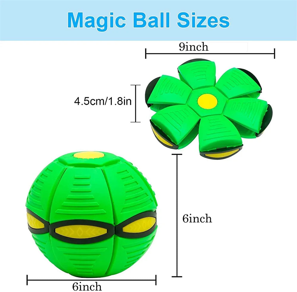 Indestructible Dog Toys Flying Saucer for Aggressive Chewers, Chew-Proof Outdoor Ball, Interactive Training Toy for All Dogs