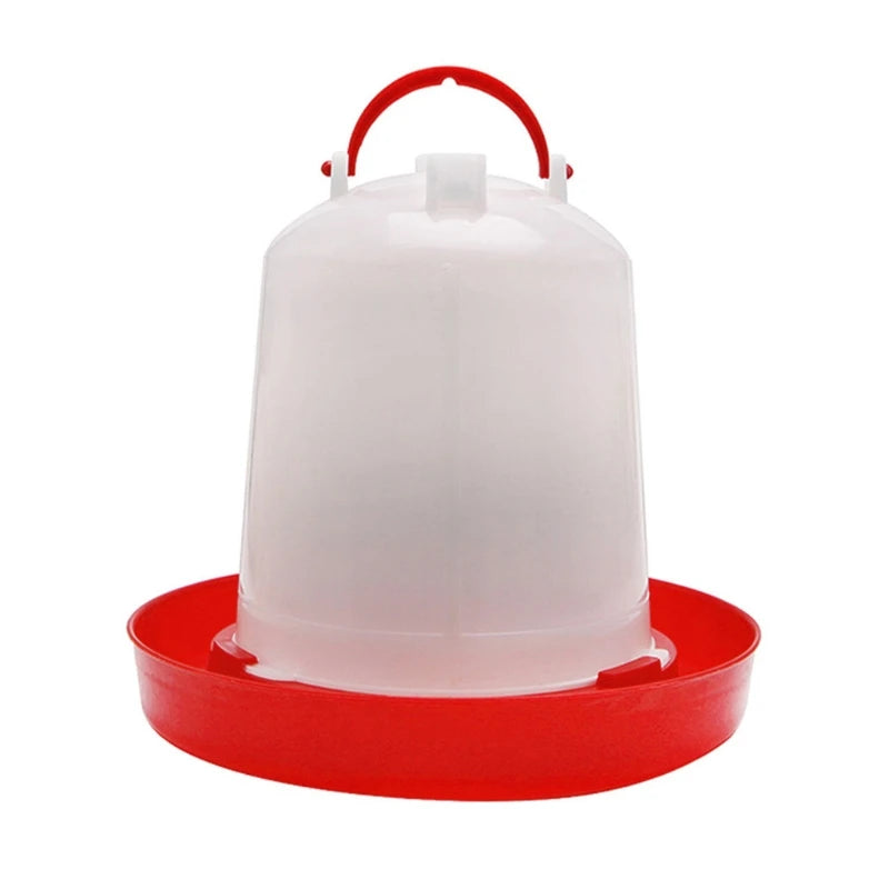 Plastic Poultry Drinker Chick Waterer Hanging Chicken Water Feeder Durable Automatic Water Container for Duck Goose