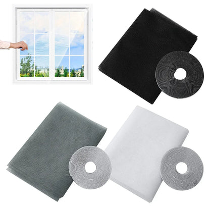Window Mosquito Net Self-adhesive Anti Mosquito Door Mosquito Mesh DIY Free Cutting Mosquito Net Anti Fly Insect Curtain Screen