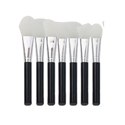 7Pcs DIY Silicone Mask Brush Set Soft Makeup Brush Facial Mud Mixing Brush Skin Care Tools Foundation Liquid Tools Home