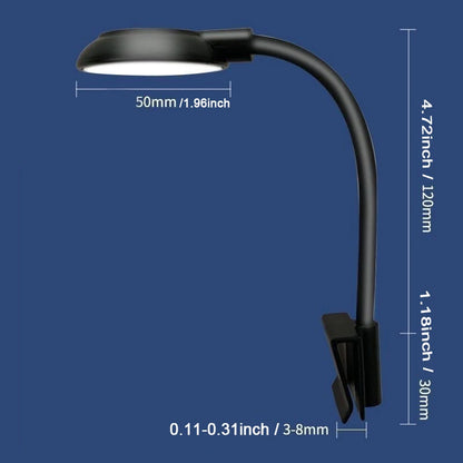Fish tank USB small clip light mini LED lighting high brightness aquarium water grass light supplementary light transparent clip