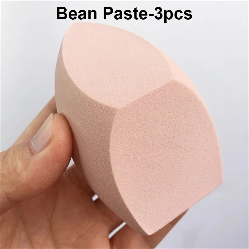 3pcs Big Size Makeup Sponge Puff Foundation Cosmetic Puff Wet And Dry Dual Use Soft Makeup Foundation Sponge Puff Make Up Puffs