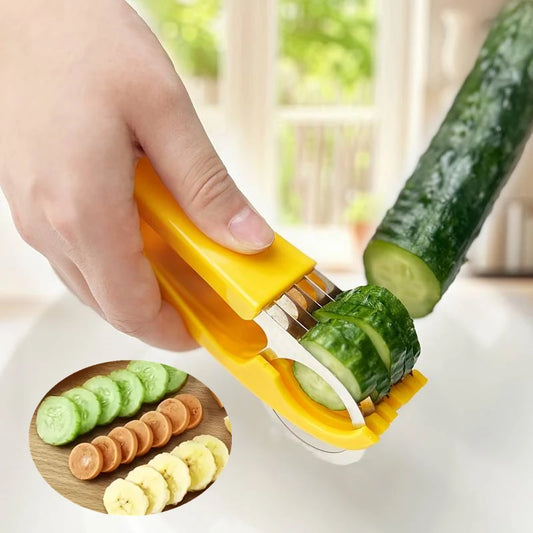 Multifunctional Vegetable Chopper Banana Cucumber Slicer Portable Manual Fruit & Vegetable Cutter Kitchen Gadgets For Home Use