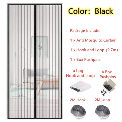 magnetic mosquito net living room curtain antiinsect net ventilation curtain magnetic net automatic door closing screen window