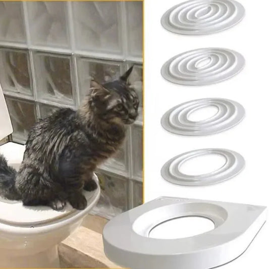 Cat Toilet Indoor Reusable Pet Litter Trainer Potty Cats Supplies Tray Professional Kit Kitty Toilets Cat System Training Toilet