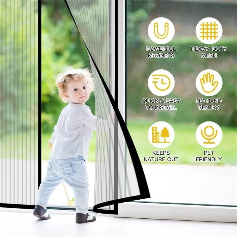 magnetic mosquito net living room curtain antiinsect net ventilation curtain magnetic net automatic door closing screen window