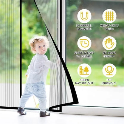 magnetic mosquito net living room curtain antiinsect net ventilation curtain magnetic net automatic door closing screen window