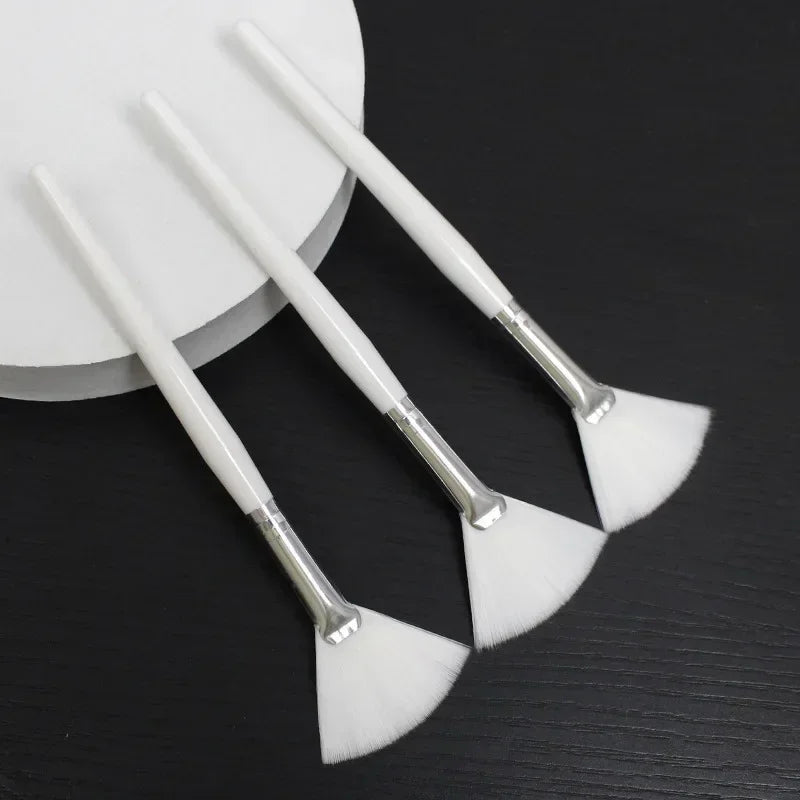 1/3PCS Practical Facial Brushes Fan Makeup Brushes Soft Portable Mask Brushes Cosmetic Tools for Women Ladies Girls Tools set