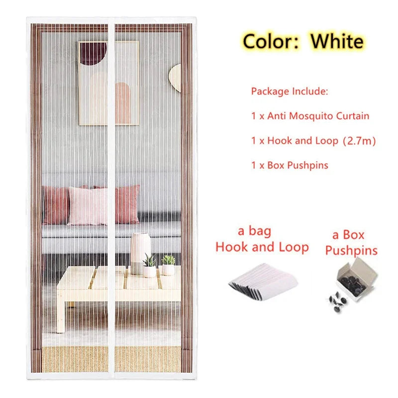 magnetic mosquito net living room curtain antiinsect net ventilation curtain magnetic net automatic door closing screen window