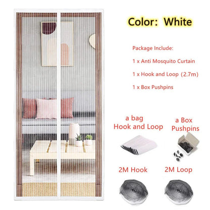 magnetic mosquito net living room curtain antiinsect net ventilation curtain magnetic net automatic door closing screen window