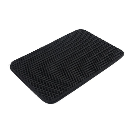 EVA Double Layer Cat Litter Mat Anti-Slip Anti-Splashing Cat Scratch Pad Waterproof Urine Proof Pet Cleaning Mat for Home