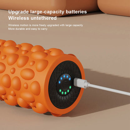 Electric Vibrating Foam Roller Yoga Column Rechargeable Massage Column 5 Modes Exercise Roller for Yoga Pilates